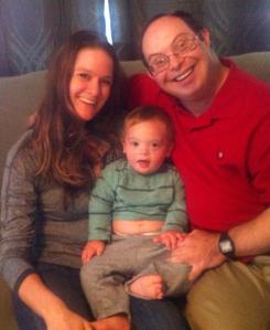 Nicki Pombier-Berger with her son Jonah and advocate David Egan